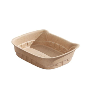 Dry Pressed Pulp Material Cat Litter Box Wholesale