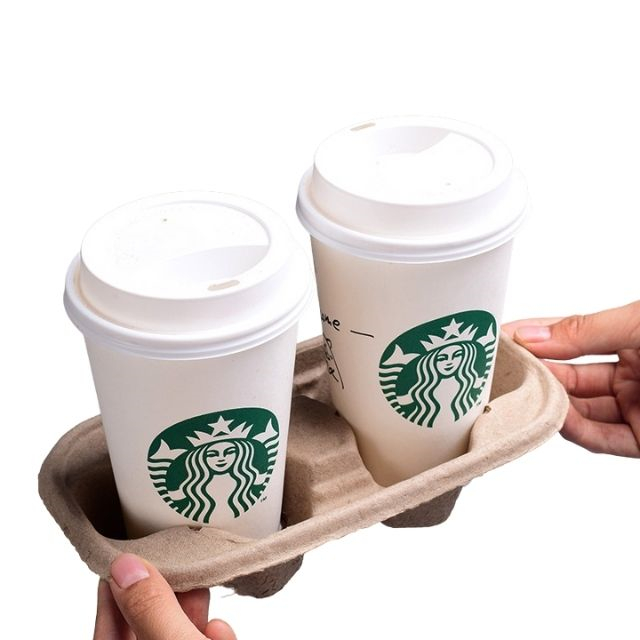 Custom Dry Pressed Coffee Cup Tray Wholesale 