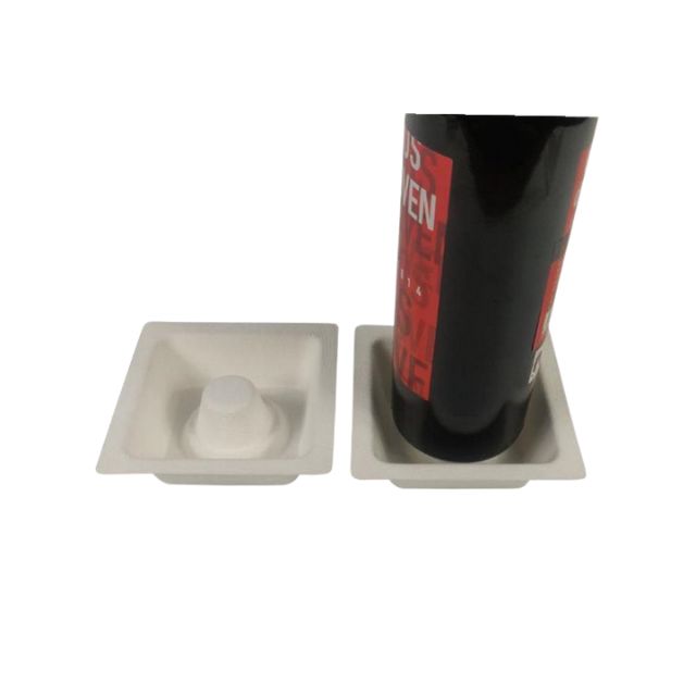 Wet Pressed Biodegradable Pulp Bottle Trays Wholesale